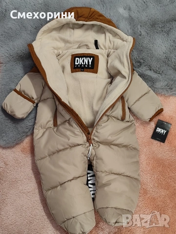 Бебешки ескимос 6-9 месеца, ръст 68см - 74см нов зимен бебешки космонавт DKNY, снимка 2 - Бебешки ескимоси - 53018165