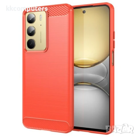 Realme 14x / Realme C75 Удароустойчив Carbon Fiber Калъф и Протектор, снимка 2 - Калъфи, кейсове - 50767167