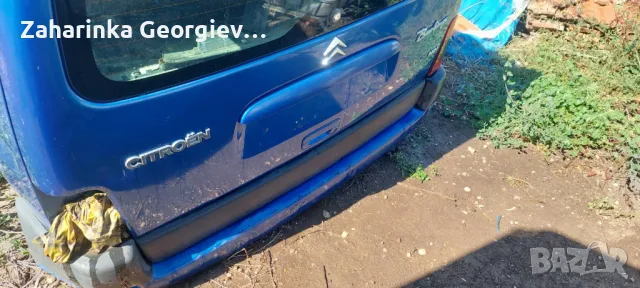 Продавам задна багажна врата за Citroen Berlingo 2.0 HDI 90 коня - 2007 година, снимка 2 - Части - 48973538