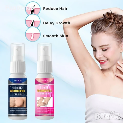 Депилиращ Спрей!, снимка 3 - Козметика за тяло - 50874298