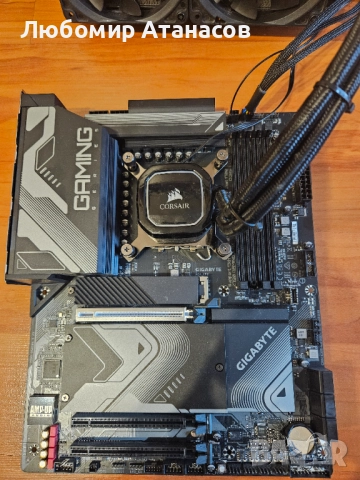Дъно Gigabyte Z790 Gaming X AX, процесор I9 13900K и водно охлаждане, снимка 3 - Процесори - 52788337