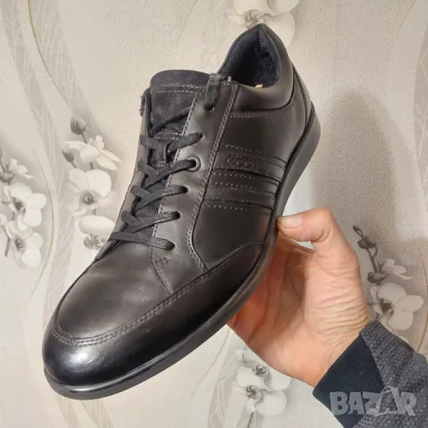 Кожени Обувки ECCO LACE  номер 45, снимка 2 - Ежедневни обувки - 49393888