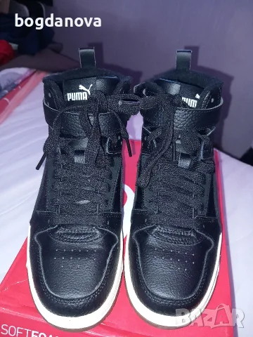 оригинални спортни кожени обувки на Puma, снимка 8 - Детски маратонки - 56172148