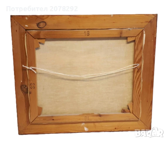 Стара картина от S.Magnusson, снимка 2 - Картини - 50803454