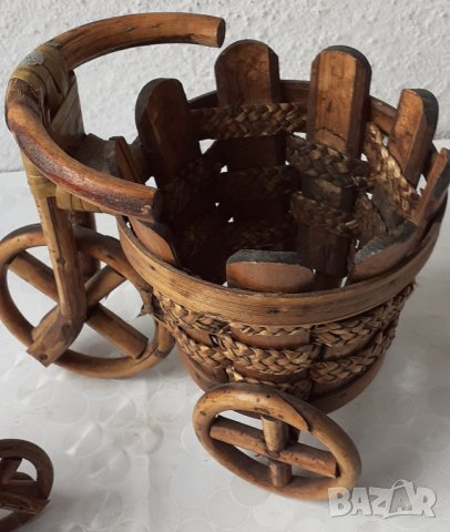 Моливници - Цветарник, моливник от дърво дървен, каталин, цветарник, риба, триколка съд или др., снимка 2 - Декорация за дома - 31110588