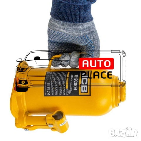 Хидравличен крик тип бутилка 20 тона JCB, снимка 4 - Други инструменти - 54022159