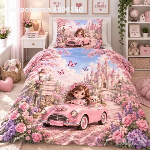 Детски комплект завивка и калъфка за момичета и момчета – 150×220 см