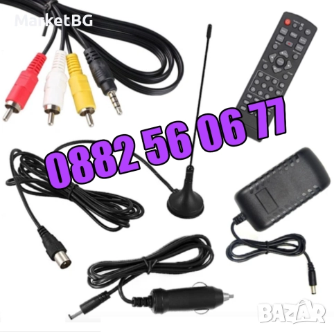 Преносим телевизор 16 инча, портативен цифров телевизор 16 инча 12v / 220v, снимка 6 - Телевизори - 52545860