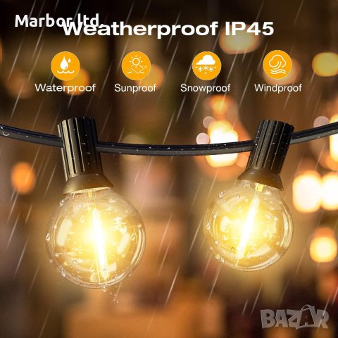 LED гирлянд за градина/заведение/тераса 220V, снимка 2 - Лед осветление - 42308958