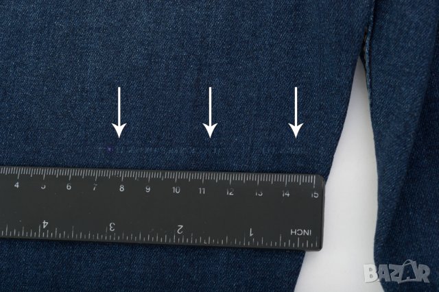 Тъмносини дамски 9/10 дънки с висока талия марка Tatuum W31/EU44, снимка 7 - Дънки - 31589703