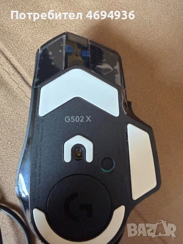 Logitech G502 X LIGHTSPEED, Black, снимка 7 - Клавиатури и мишки - 53063670