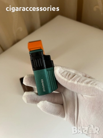 Запалка за пури CIGARFEAST с 4 джет пламъка - 3 цвята, снимка 7 - Запалки - 52800085