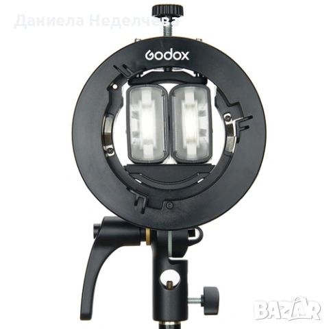Универсален адаптер Gododx S2-type Speedlite Bracket (Bowens mount), снимка 12 - Чанти, стативи, аксесоари - 53173316
