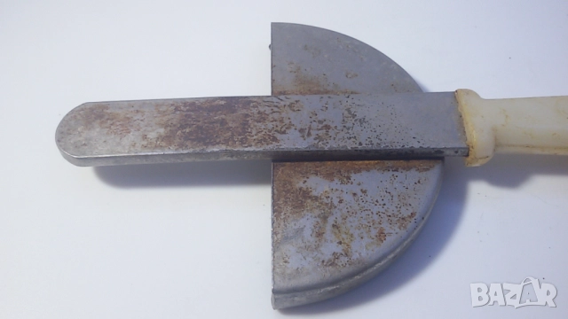 Ретро отварачка за буркани с жълтеникава пластмасова дръжка, снимка 6 - Антикварни и старинни предмети - 51708976