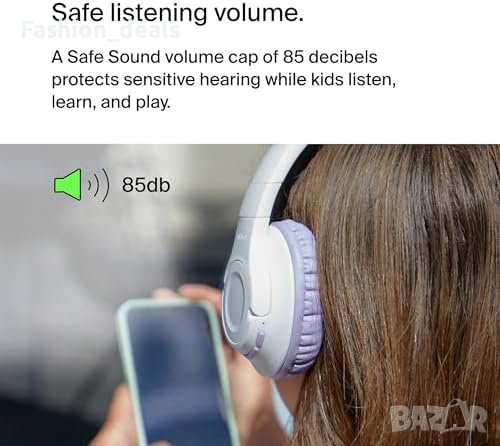 Нови Безжични Слушалки за Деца Belkin SoundForm - Bluetooth 5.2 , снимка 6 - Bluetooth слушалки - 42778902