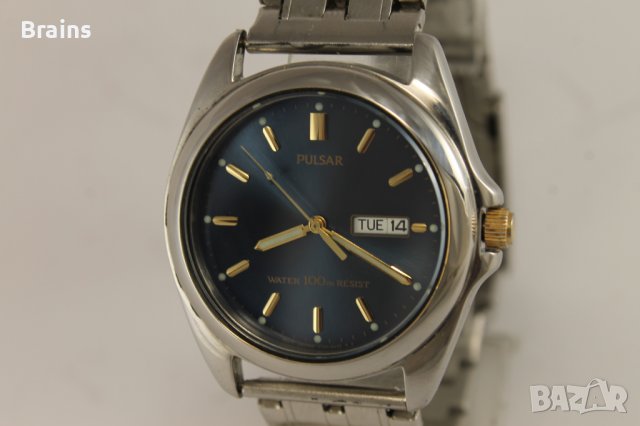 1980's Японски Мъжки Стоманен Часовник PULSAR By SEIKO, снимка 3 - Антикварни и старинни предмети - 40273372