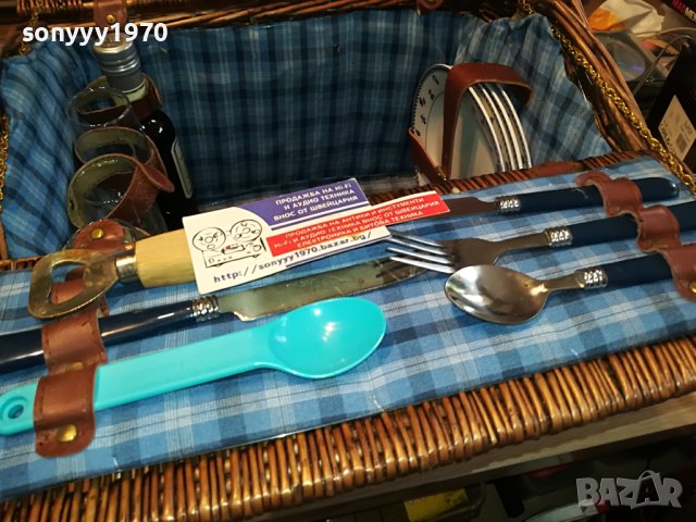 КОШНИЦА ЗА ПИКНИК КОЛЕКЦИЯ ВНОС ГЕРМАНИЯ L0904231140, снимка 15 - Антикварни и старинни предмети - 40308273