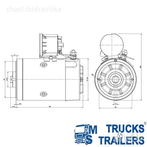 Стартерно реле OMFB за електрическа помпа 12V, снимка 2 - Части - 36118566