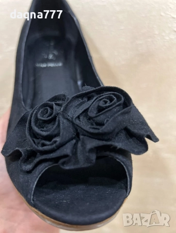 Andrea Conti VERA PELLE обувки Естествен велур Номер 41 Стелка 27 см, снимка 3 - Дамски елегантни обувки - 51764076