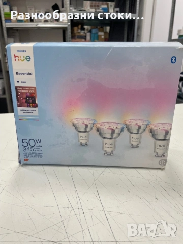 4 броя интелигентни крушки Philips Hue Essential.
