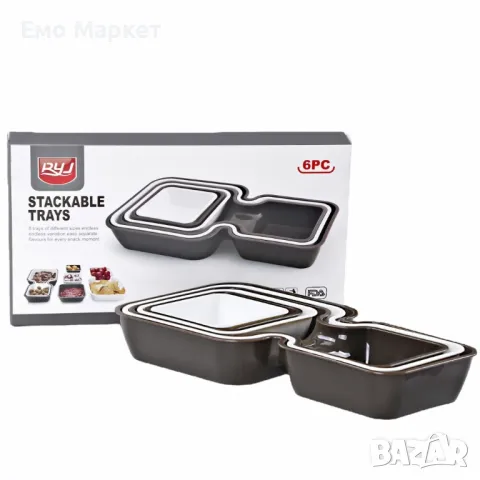 Цветни купички от 6 части. Изработени са от висококачествена, плътна пластмаса., снимка 10 - Други стоки за дома - 48849058