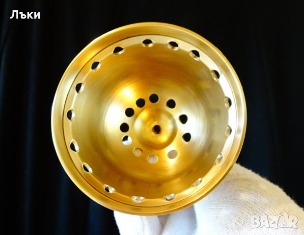 Бронзово кадило,кандило,цветен клетъчен емайл. , снимка 5 - Антикварни и старинни предмети - 32045216