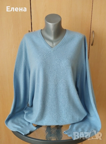 мъжки пуловер.100% кашмир. Gran Sasso.Размер 2XL/ 3XL, снимка 2 - Пуловери - 52583395