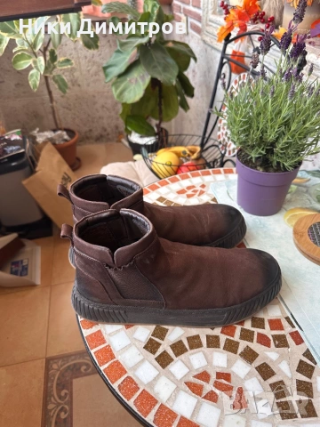 Стилни спортно - елегантни мъжки боти от естествена кожа - Нови!, снимка 3 - Мъжки боти - 54100390