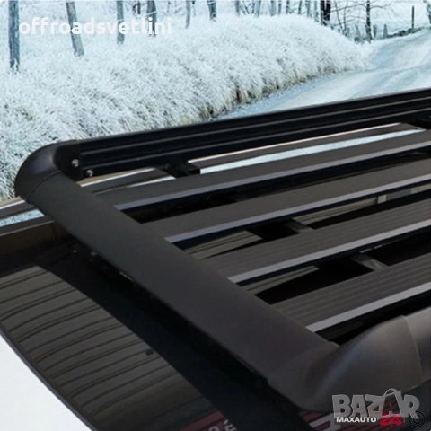 Черен Багажник за покрив 127 x 96 см – Практично решение за пътувания, снимка 3 - Аксесоари и консумативи - 52406386