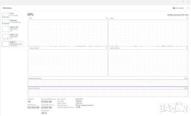 Геймърски компютър Ryzen 7 2700, GTX 1070 8GB, 16GB, Водно, снимка 9 - Геймърски - 52887875