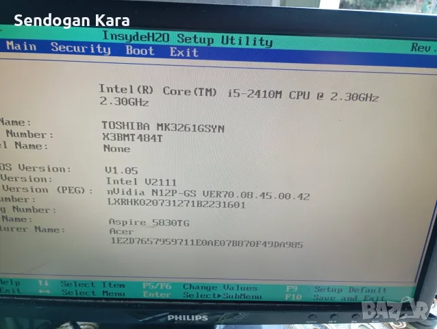 Резервни части за Acer Aspire 5830