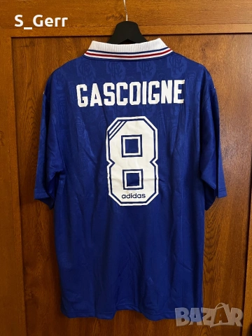 Тениска Глазгоу Рейнджърс Гаскойн Gascoigne 8, снимка 2 - Фен артикули - 53060704