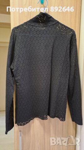 2 бр. Черни дамски блузи:10 лв. Размер S/M, снимка 5 - Ризи - 40526651