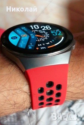 Huawei watch GT2е силиконови и естествена кожа верижки, мъжки, дамски, снимка 8 - Каишки за часовници - 35560210