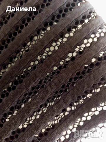 Черна рокля от дантела., снимка 4 - Рокли - 51240419