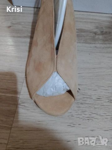 Дамски обувки естествен велур и естествена кожа, снимка 13 - Дамски обувки на ток - 54000691