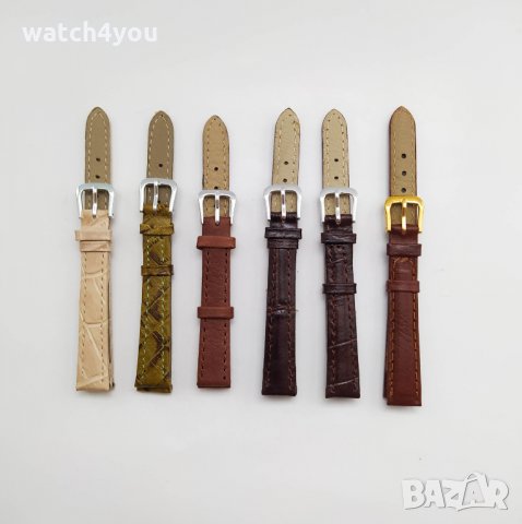 НОВИ КАИШКИ ЗА ЧАСОВНИЦИ. ЧЕРВЕНА СИНЯ КАФЯВА ЧЕРНА БЯЛА РОЗОВА КАИШКА ЗА ЧАСОВНИК. ЦВЕТНИ КАИШКИ, снимка 4 - Каишки за часовници - 18410206