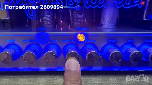 Hughes and Kettner Tubemeister 36 лампов усилвател за китара с лека неизправност, снимка 3 - Други - 55836106