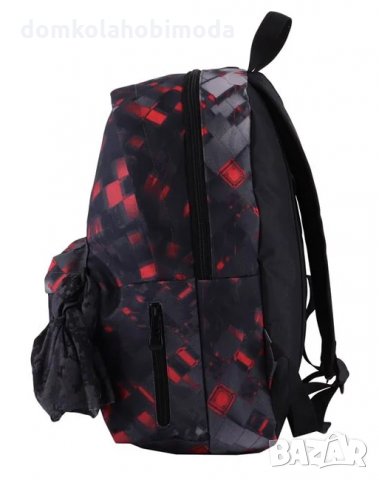 Раница с две прегради и два джоба, Меки презрамки, Подсилен гръб,32x18x44 см,Джоб за телефон с изход, снимка 5 - Раници - 33888816