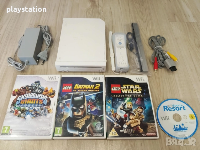 Nintendo Wii Пълен комплект, снимка 3 - Nintendo конзоли - 42209614