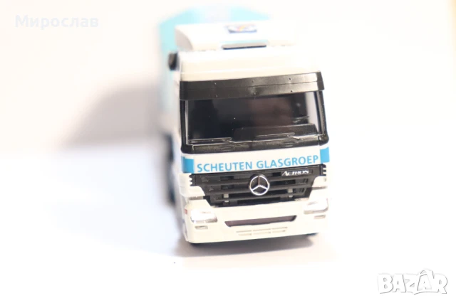 AWM H0 1/87 MERCEDES КАМИОН МОДЕЛ ТРАНСПОРТ НА СТЪКЛО, снимка 3 - Колекции - 50919706