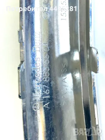 дифузьор хром десен в задна броня Mercedes W167 GLS 2019-2024г. #1003V, снимка 4 - Части - 49855056