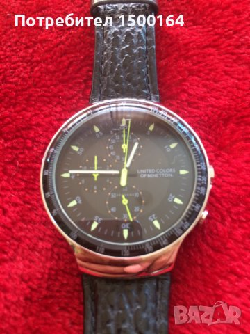 Часовник Benetton, снимка 3 - Мъжки - 36724489