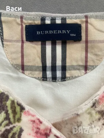 Burberry оригинална бебешка рокля, снимка 3 - Бебешки рокли - 48353949