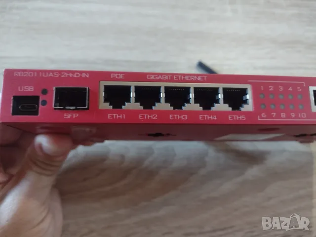 Mikrotik RB2011UAS-2HnD-IN, снимка 5 - Рутери - 56104726