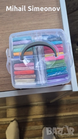 Комплект полимерна глина Mmgoqqt, мека, многоцветна, с включена кутия