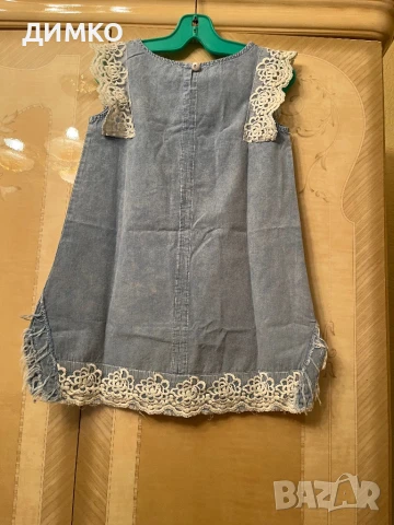 НОВА! Детска рокличка+ подарък шапка, снимка 2 - Детски рокли и поли - 50577540