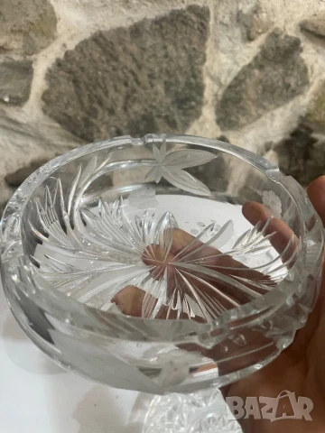 4 бр.тежки ,кристални пепелници , снимка 4 - Други - 51205640