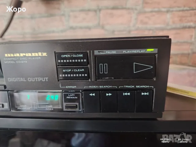 ⏯️Клип. Marantz CD273, снимка 4 - Аудиосистеми - 56391477