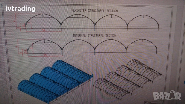 Италианска структура за оранжерия